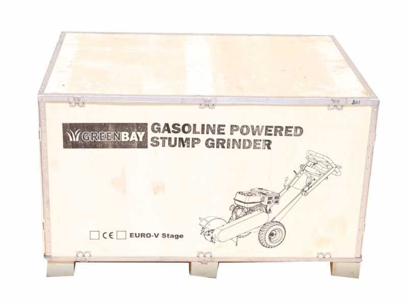 GreenBay Deep BSE-330 - Baumstumpffr&auml;se  - Motor B&amp;S XR2100 420 cc mit E-Starter - Schneideger&auml;t mit 8 Wolframkarbidh&auml;mmern