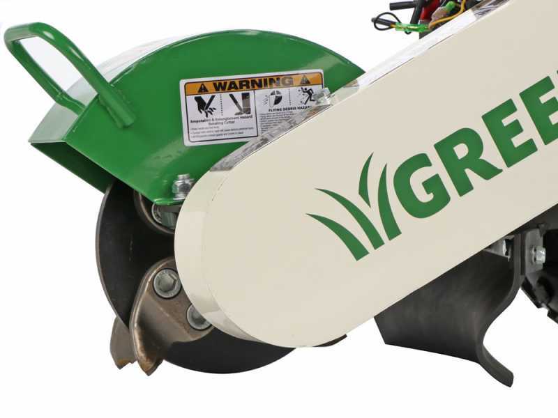 GreenBay Deep BSE-330 - Baumstumpffr&auml;se  - Motor B&amp;S XR2100 420 cc mit E-Starter - Schneideger&auml;t mit 8 Wolframkarbidh&auml;mmern