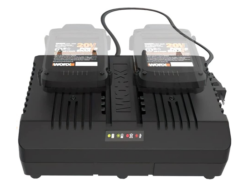 Doppeltes Schnellladeger&auml;t WORX 20V - 2 + 2Ah