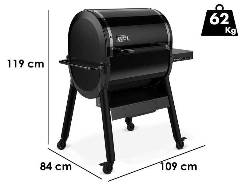 Pelletgrill Weber Smoke Fire EPX4 - Grillfl&auml;che 46 x 61 cm