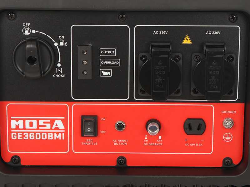 Mosa GE 3600 BMI - Inverter Stromerzeuger 3,6 kW  - Trolley