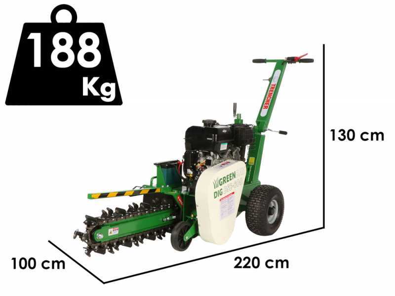 GreenBay DIG BSE-600 - Grabenfr&auml;se - B&amp;S XR2100