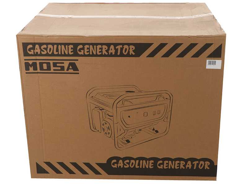 Mosa GE 3900 - Benzin-Stromerzeuger auf R&auml;dern 3.3 kW - Dauerleistung 3 kW - 230V