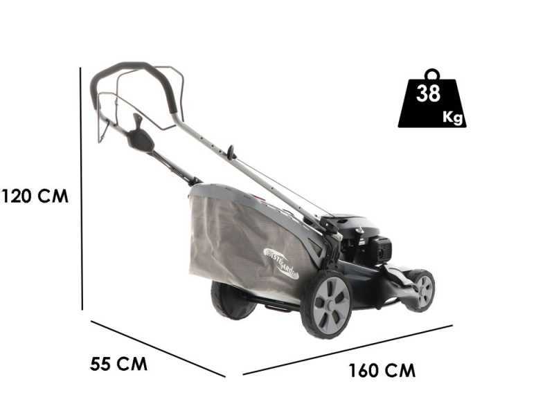 Benzin-Rasenm&auml;her mit Radantrieb CastelGarden XS 55 HV - 4 in 1 - 53 cm Schnittbreite - 201ccm Motor