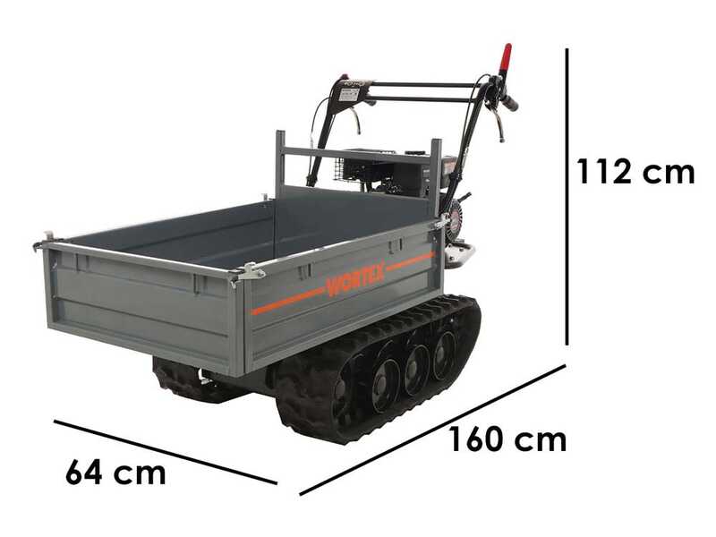 Raupendumper Wortex SFL300 - Ausziehbare Mulde mit 300 kg Tragf&auml;higkeit