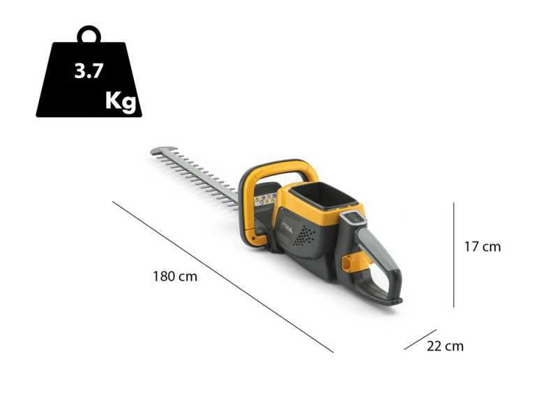 Stiga HT 500e &ndash; Akku-Heckenschere SOLO mit 58 cm langem Messer &ndash; OHNE AKKU und LADEGER&Auml;T