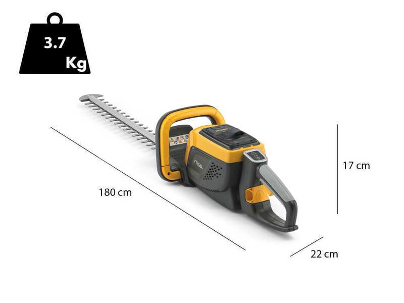 STIGA HT 500e Kit - Akku Heckenschere - Schwert 58 cm - Akku und Akkuladeger&auml;t im Lieferumfang