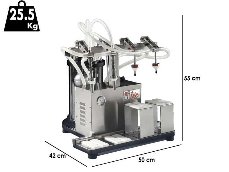 Elektrischer Gegendruck-Abf&uuml;ller Il-Tec Ultrafiller 4 Miste - Abf&uuml;ller f&uuml;r Lebensmittelfl&uuml;ssigkeiten