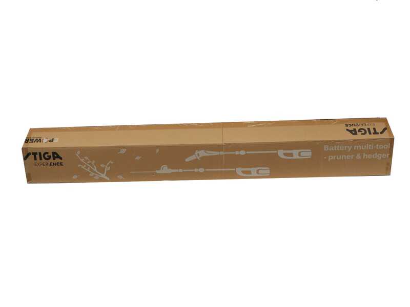 Stiga MT 500e Kit - Multitool - Heckenschere und Kettens&auml;ge mit Verl&auml;ngerungsschaft - Akku und Ladeger&auml;t enthalten
