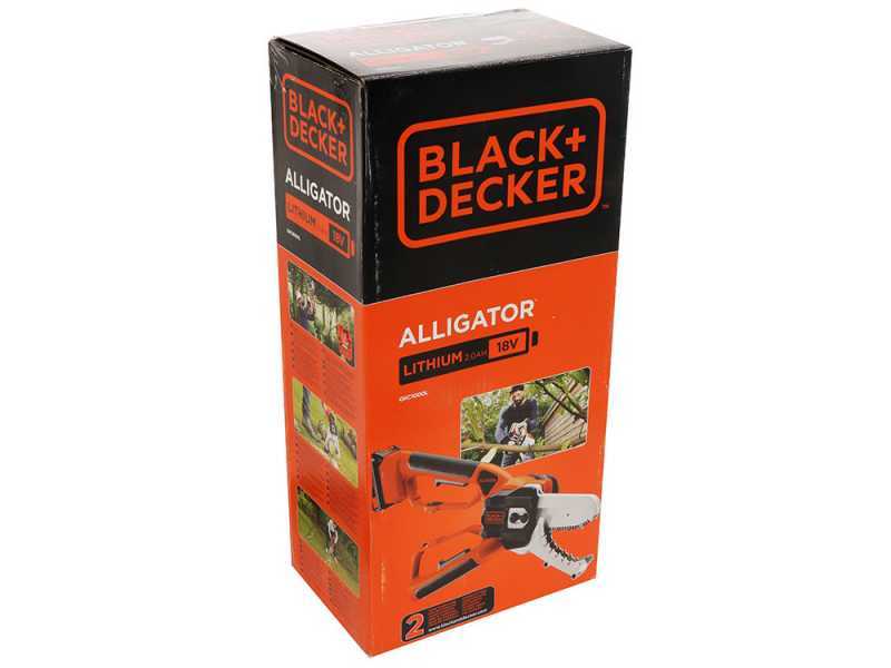 Akku-Handkettens&auml;ge Black&amp;Decker Alligator GKC1000L - 18V 2Ah Akku