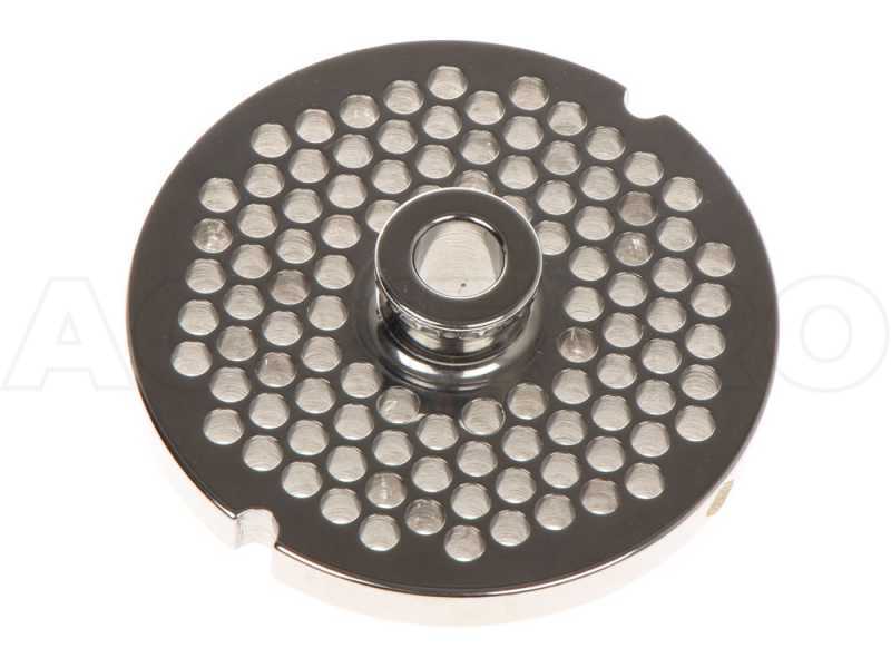 Lochscheibe f&uuml;r Fleischwolf N.12 - 6 mm  L&ouml;cher - 69 mm Durchmesser der Lochscheibe