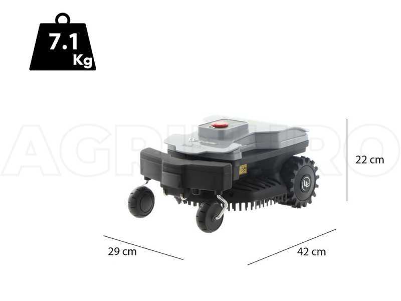 M&auml;hroboter Wiper IKE XH6 - APP-Steuerung - Empfohlene max. Rasenfl&auml;che 600 m&sup2;