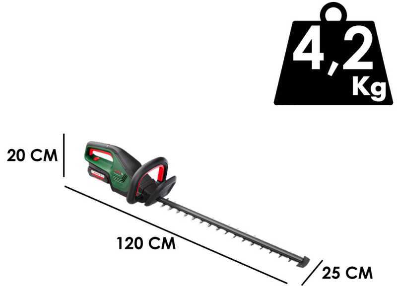 Akku-Heckenschere Bosch AdvancedHedgeCut 36 - Schwertl&auml;nge 65 cm - 36V 2 Ah