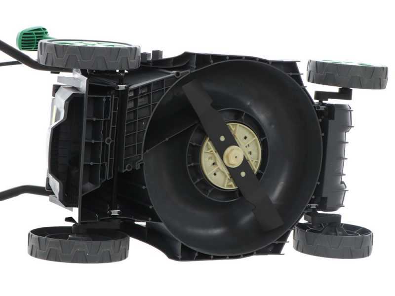 Akku-Rasenm&auml;her zum Schieben RIBIMEX PRBAT20-TON33 - 2x20V 4Ah Akku - 34 cm Schnittbreite