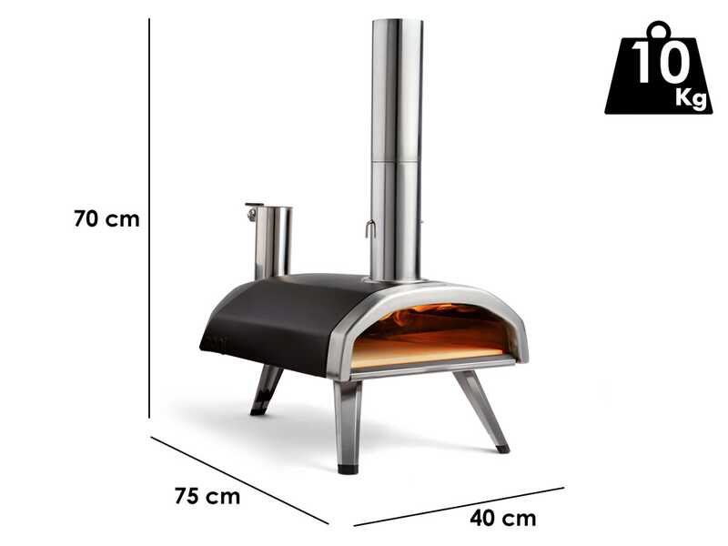 Ooni FYRA 12 - Pelletofen f&uuml;r Pizza - Kapazit&auml;t: 1 Pizza