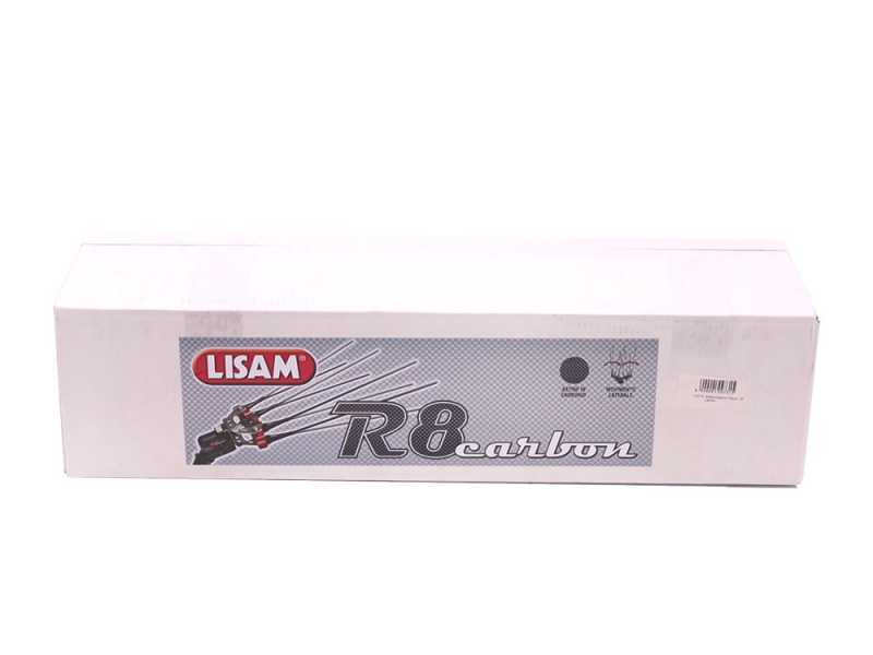 Pneumatische Oliven-Erntemaschine Lisam R8 Carbon - Olivenr&uuml;ttler 7 - 8 bar - 1700 Schl&auml;ge pro Minute