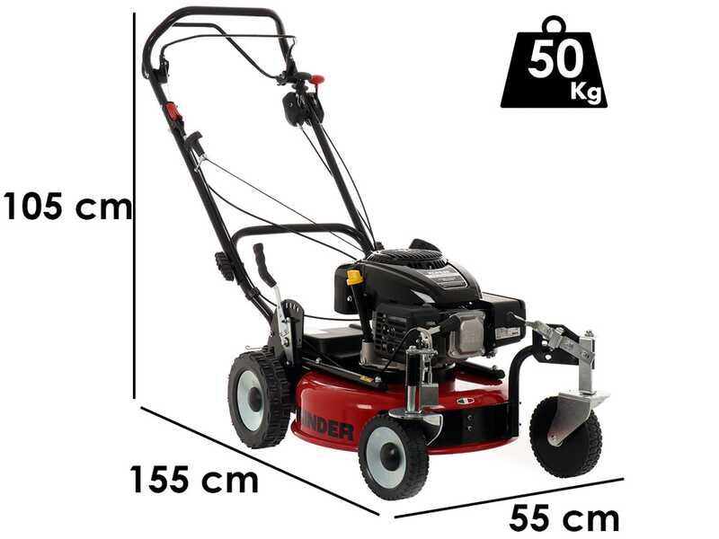 Mulchm&auml;her mit Radantrieb Marina Systems GRINDER ZERO SK - 52 cm Schnittbreite - Kohler HD775