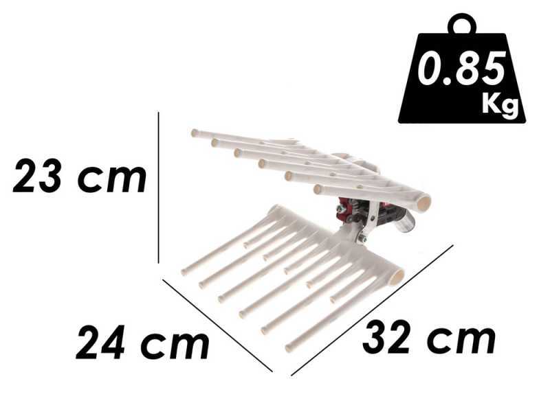 Pneumatischer Olivenr&uuml;ttler Lisam MG Turbo Light - R&uuml;ttler 7-8 bar - 1800 Schl&auml;ge pro Minute