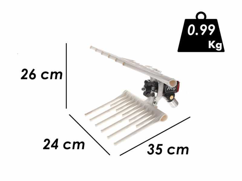 Pneumatischer Olivenr&uuml;ttler Lisam MG Magnesium Light - R&uuml;ttler 7-8 bar - 1700 Schl&auml;ge pro Minute