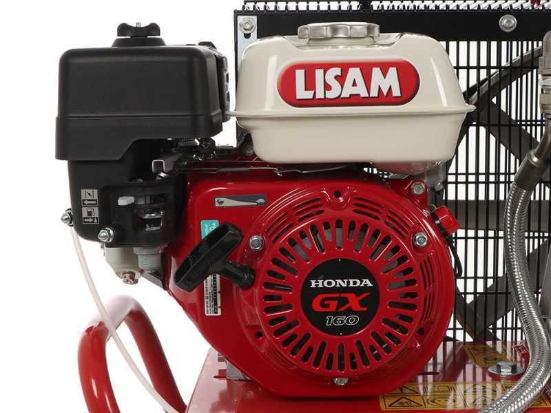 Kolbenkompressor Lisam LM 500/10 - KIT HOBBY 2 Bediener  + 2 pneumatische Olivenr&uuml;ttler MG Magnesium + 2 Teleskopverl&auml;ngerungen AT02