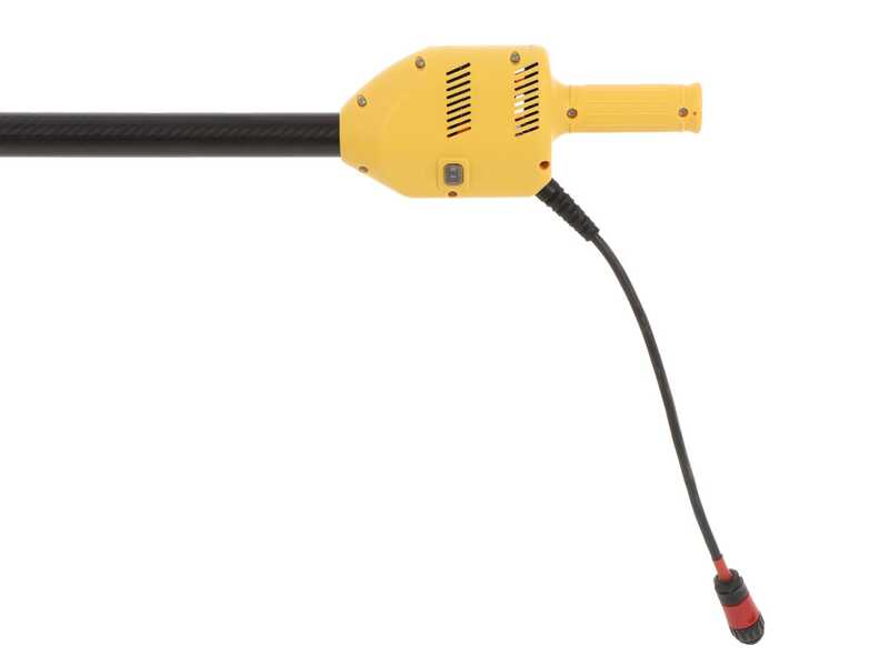 Elektrischer Akku-Olivenr&uuml;ttler Lisam Swing - mit 8 + 8 Zinken aus Kohlestofffaser - 220-300 cm - Teleskopschaft