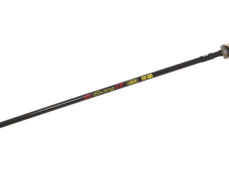 Elektrischer Akku-Olivenr&uuml;ttler Lisam Swing - mit 8 + 8 Zinken aus Kohlenstofffaser - 240 cm - fester Schaft