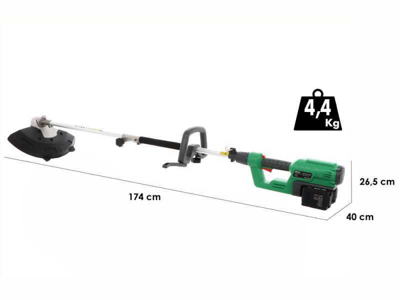 Ribimex PRBAT20-4EN1SB - Multifunktions-Motorsense - 40V - AKKU UND LADEGER&Auml;T NICHT ENTHALTEN