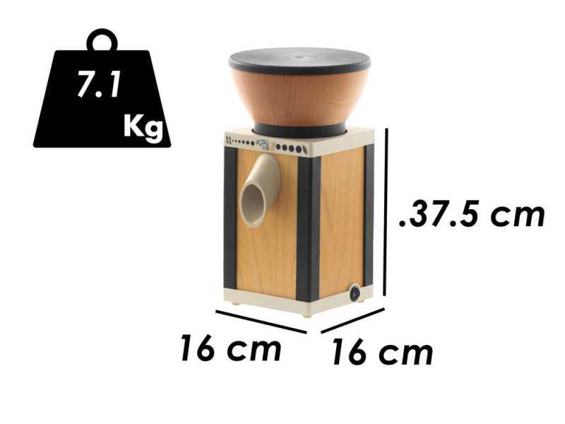 KoMo KoMoMio Schwarz - Getreidem&uuml;hle aus Buche - 360W