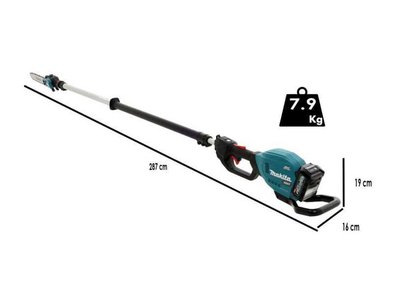 Akku-Hochentaster mit Teleskopschaft Makita UA004G 40V 2,5Ah - Akku und Ladeger&auml;t enthalten