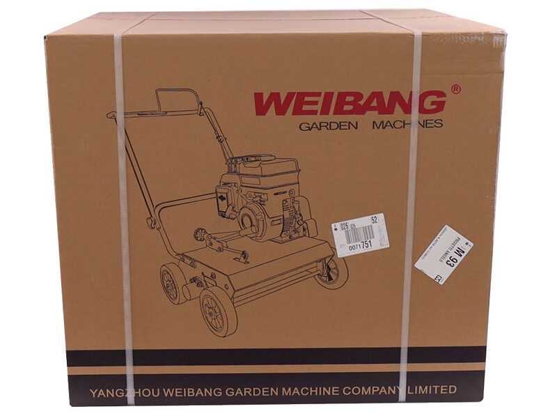 Weibang WB486CRC - Profi Benzin-Vertikutierer mit Pendelmesser  - Loncin G200F