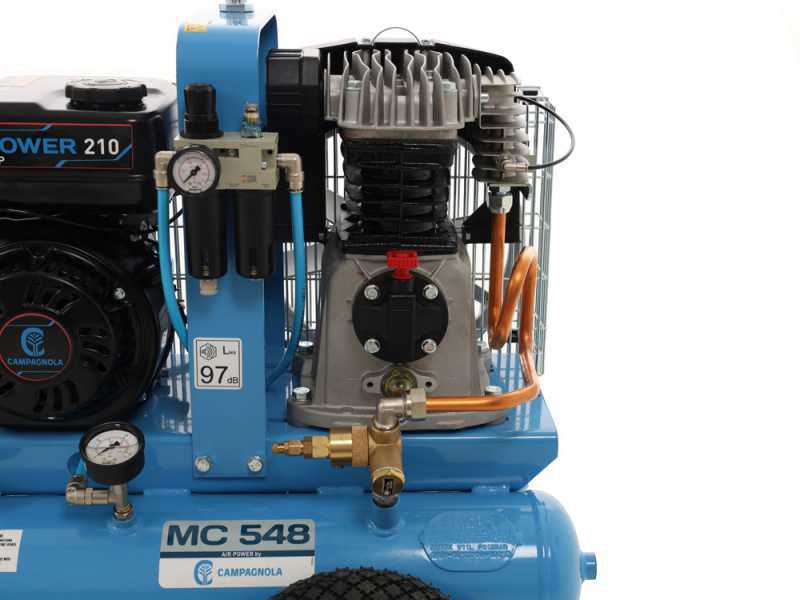 Campagnola MC 548 Motorkompressor  - Benzinmotor 7 PS