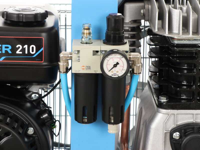 Campagnola MC 548 KIT Motorkompressor 7 PS + 2 pneumatische &Ouml;livenr&uuml;ttler Tuono Evo