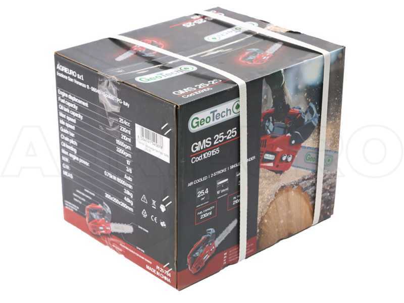 Leichte Baumpfleges&auml;ge GeoTech GMS 25-25 mit Zweitaktmotor - 25 cm Schwert