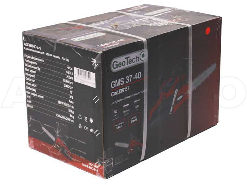 GeoTech GMS 37-40 - Benzin-Kettens&auml;ge - 40 cm Schwert