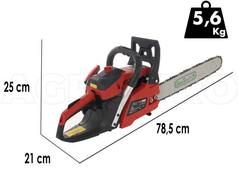Kettens&auml;ge GeoTech GMS 37-40 - 40 cm Schwert - Zweitaktmotor mit 40 cm&sup3;