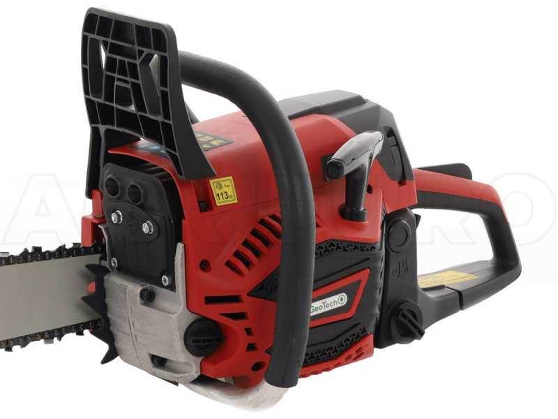 Kettens&auml;ge GeoTech GMS 45-45 mit Zweitaktmotor - 45 cm Schwert - Zweitaktmotor mit 45 cm&sup3;
