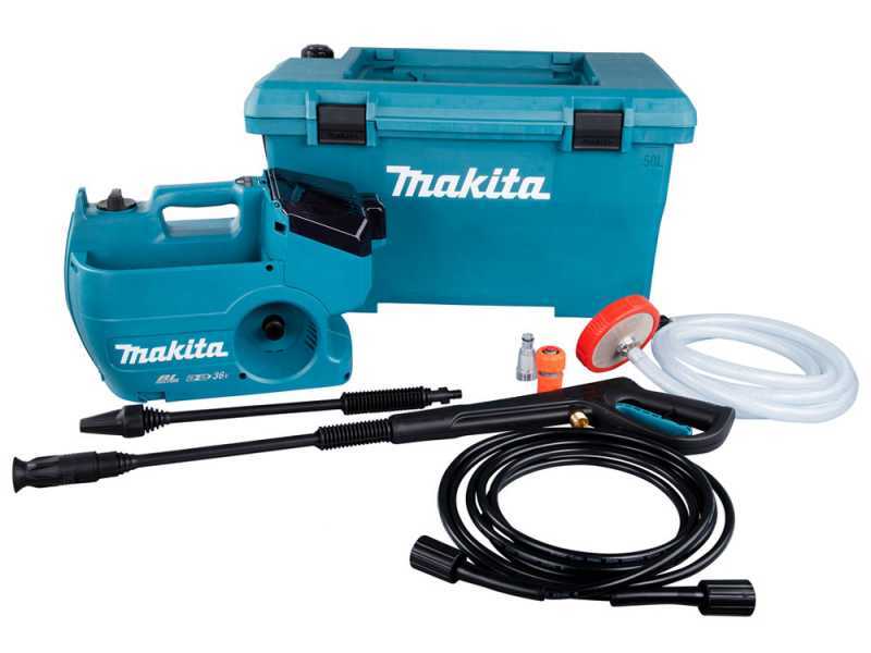 Akku-Hochdruckreiniger mit Wassertank Makita DHW080ZK - 2x 18V 5Ah