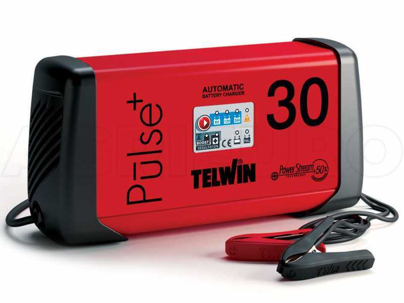 Telwin Pulse 30 - Automatisches Mehrzweck-Ladeger&auml;t - Erhaltungsladeger&auml;t - Batterien 6/12/24V