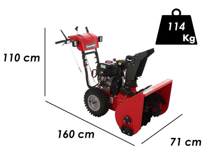 Snapper H1528ES - Benzin-Schneefr&auml;se - B&amp;S 1450 Snow