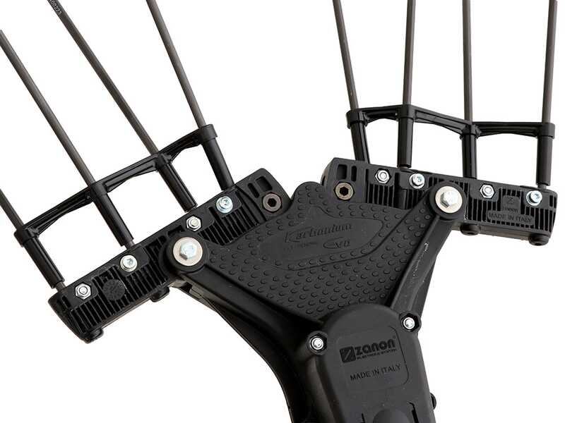 Elektrischer batteriebetriebener Olivenr&uuml;ttler Zanon Karbonium EVO AL 300/K - 210/340 - Teleskopschaft