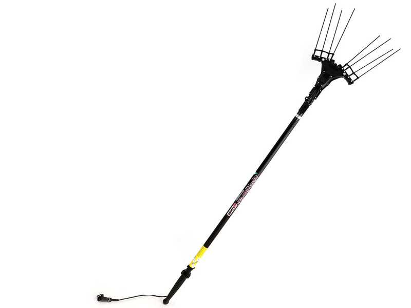 Elektrischer batteriebetriebener Olivenr&uuml;ttler Zanon Karbonium EVO AL 300/K - 210/340 - Teleskopschaft