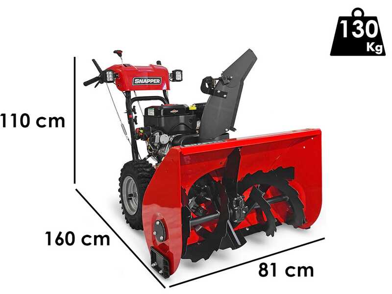 Snapper H1732ES - Benzin-Schneefr&auml;se - B&amp;S Motor 1650 Snow