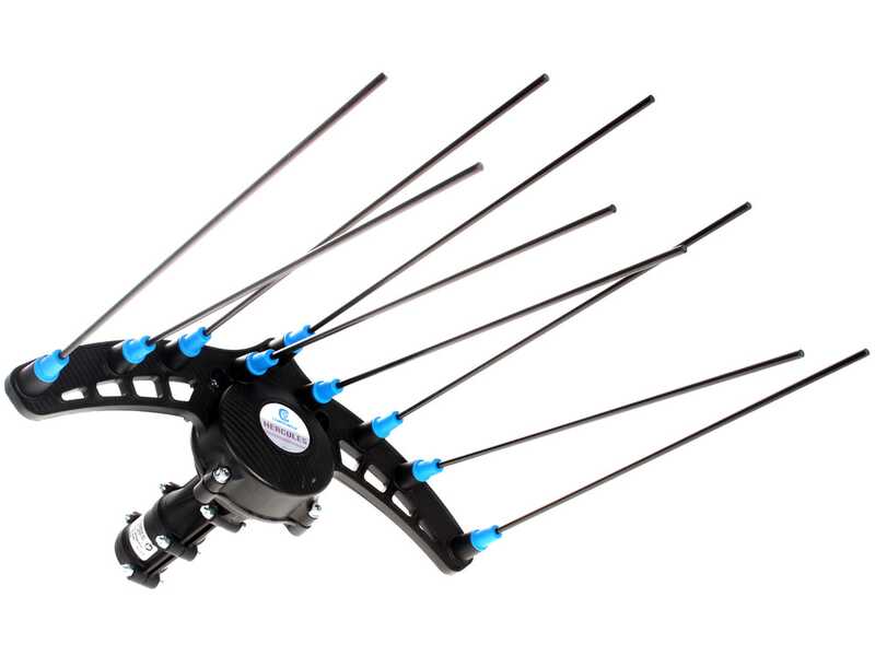 HERCULES 58V - Batteriebetriebener Olivenr&uuml;ttler - 235 - 320 cm - Rucksack-Akku enthalten