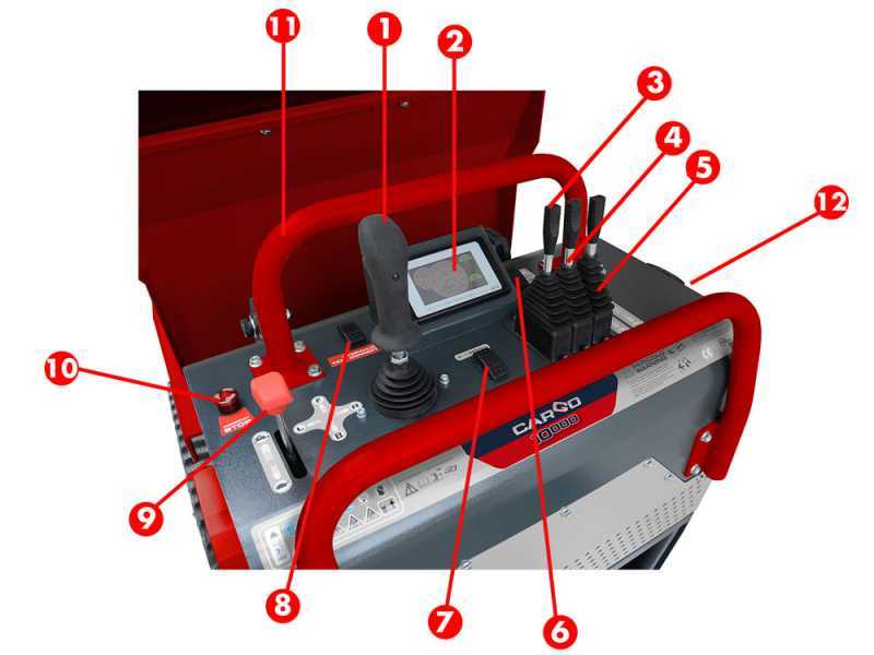 Raupendumper AgriEuro Top-Line CARGO J 10000 HED 4.0 mit Joystick - Honda GXe630