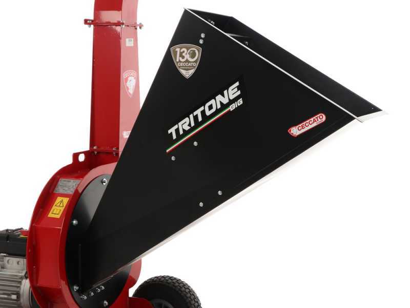 Ceccato Tritone Big - Profi H&auml;cksler 400V - mit Messerscheibe und H&auml;mmern