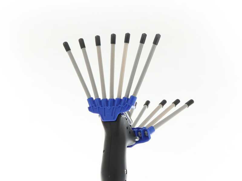 Elektrischer Olivenr&uuml;ttler Paterlini V-UP - 12V - Teleskopschaft 225 - 315 cm