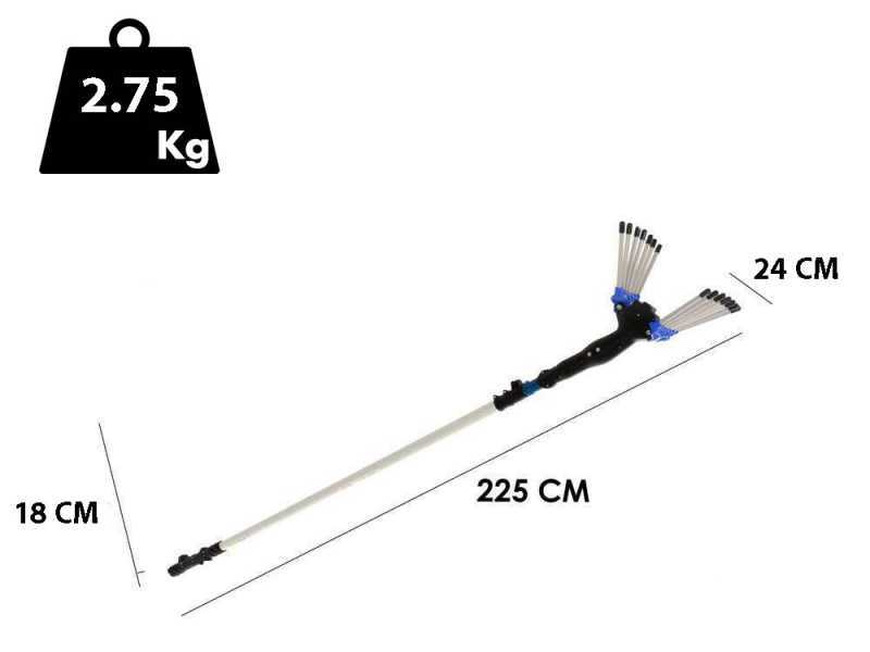 Elektrischer Olivenr&uuml;ttler Paterlini V-UP - 12V - 2 bis 3 m