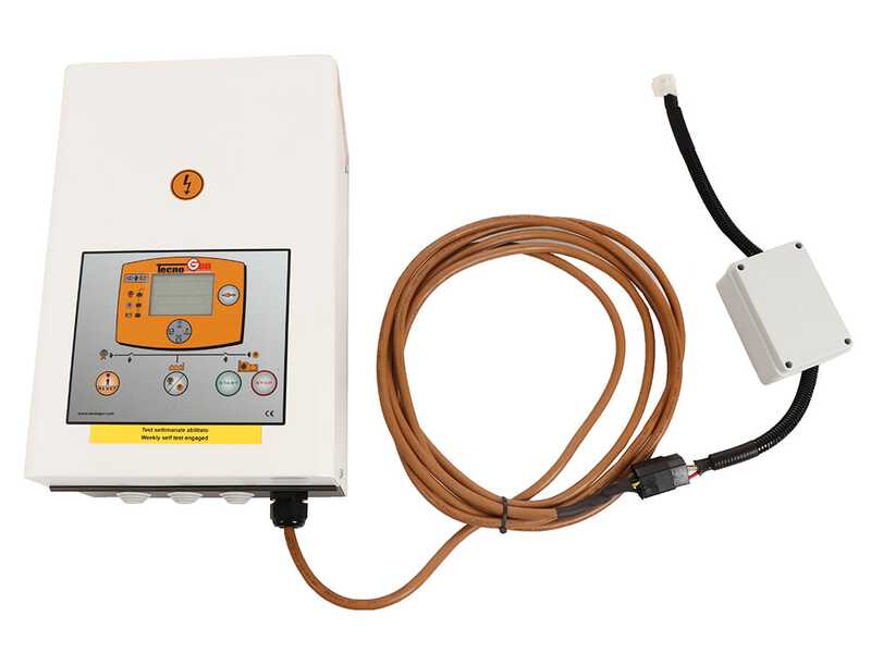 TecnoGen H8000SS/A - Benzin-Stromgenerator 5.8 kW leise - Dauerleistung 5,2 kW - 230V + ATS