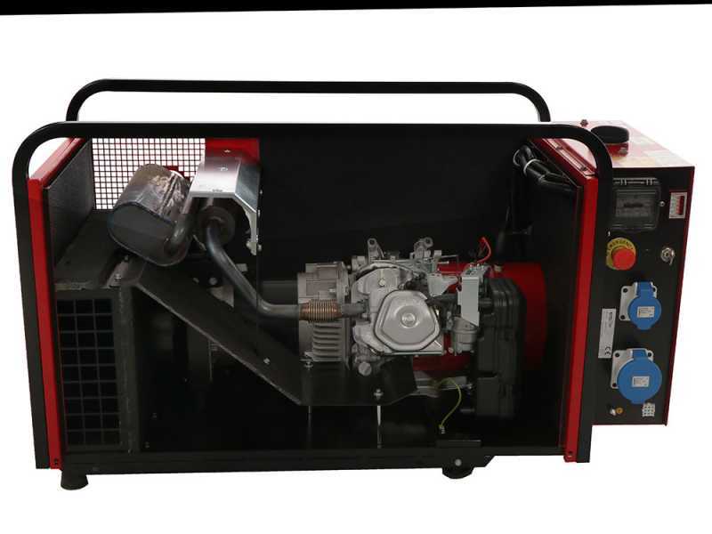 TecnoGen H8000SS/A - Benzin-Stromgenerator 5.8 kW leise - Dauerleistung 5,2 kW einphasig + ATS