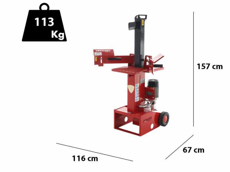 Senkrechter elektrischer Holzspalter CECCATO BULL SPLE10T - 10 Tonnen